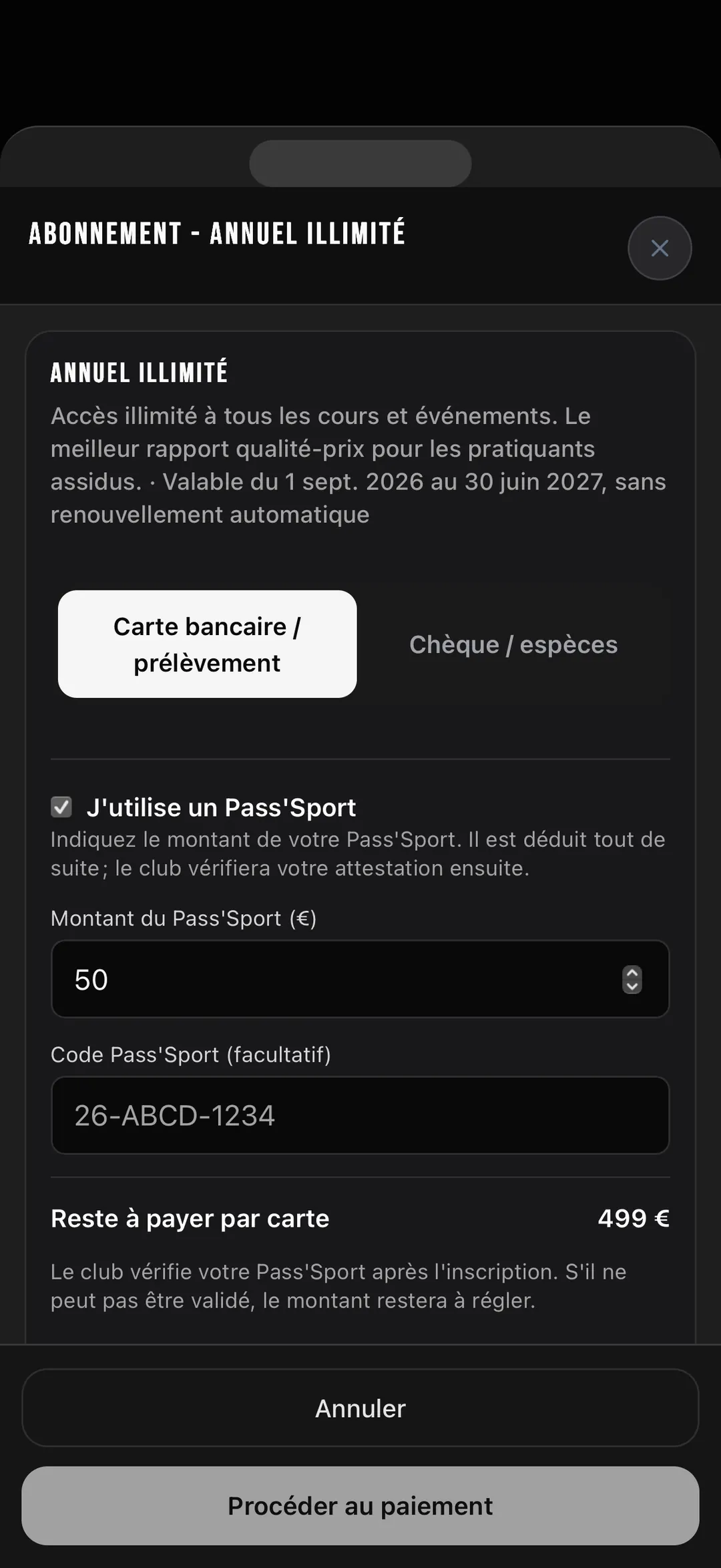 Le chèque marche aussi